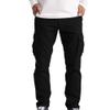Maiyifu-GJ Men's Hiking Cargo Pants Trousers Lightweight Casual Athletic Jogger Pants Multi Pockets Workout Sweatpants (Black,Small)