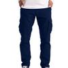 Maiyifu-GJ Men's Hiking Cargo Pants Trousers Lightweight Casual Athletic Jogger Pants Multi Pockets Workout Sweatpants (Blue,Small) view 1