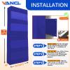 VANCL 2x6 Feet Wall Padding 4'' Gym Wall Padding 6 FT High Gymnasium Wall Padding 72'' Gym Pads for Wall Padding for Kids Gym Wall Mat 2''x6'' Gym Padding for Wall Pad Blue [4 Pack] view 2