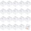 CHGCRAFT 20pcs Magnifying Display Box Diamond Gemstone Display Case Transparent Plastic Diamond Jewelry Boxes view 1