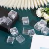 CHGCRAFT 20pcs Magnifying Display Box Diamond Gemstone Display Case Transparent Plastic Diamond Jewelry Boxes view 4