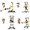 Dip Station 11 Levels Adjustable Height Multi-Function Pull Up Bar Dips Stand Ab Exercise Rack Home Gym Fitness Equipment for Family Workou view 2