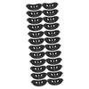 NineFit Basics 24pcs Hard Hat Chin Pad Hockey Helmet Chin Pad Wear-Resistant Easy Install Worker Use Safety Construction view 1