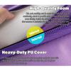 SHYP Round Folding Portable Pole Dance Mat Professional Yoga Exercise Safety Dancing Pole Mat Cross Linked EPE Foam Crash Mat w/PU Leather Skid Proof Cover, Red (Color : 120cm, Size : 3cm Thick) view 4