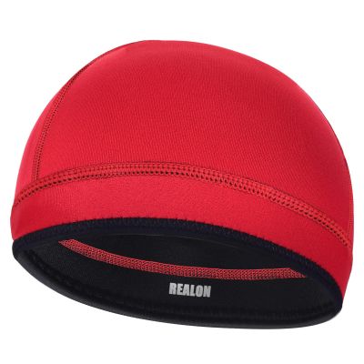 REALON Neoprene Scuba Diving Hood 2mm Thermal Swim Cap for Mens Women Youth Boys Girls, Long Short Hair Warm Clean Breathable Wetsuit Beanie for Swimming Surfing Hunting Skiing Cold Water Aerobics