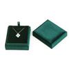 ZYJGXYgzq Jewelry box,jewellery organiser box,Organizer Square Shape Velvet Earring Pendant Display Holder, with Detachable Lid Ring Box Girls Gift (Color : Pendant box-07) (Color : Pendant Box 06) view 1