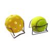 SYKDBHFW Tennis Ball Holder Waist Clip, Pickleball Ball Clip Metal Waistband Clip Holder Sports Equipment for Training, silver view 2
