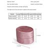 ZYJGXYgzq Jewelry box,jewellery organiser box,Organizer Women oval velvet flannel Girls Gift (Color : 06) (Color : 5) view 3