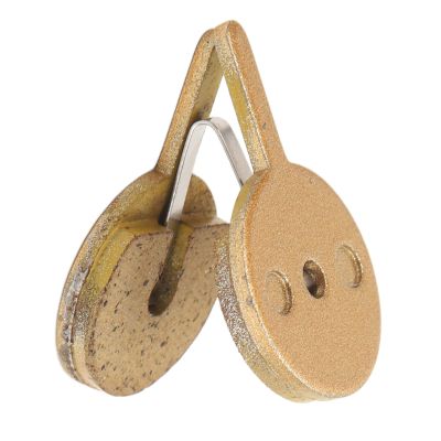 1 Pairs Scooter Brake Pads for 10in Electric Scooters, Metal Round Stop Pad High Braking Force Low Noise Scooter Disc Brake Pads for KUGOO M4 10 Inch Electric Scooters