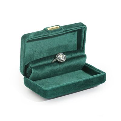 ZYJGXYgzq Jewelry box,jewellery organiser box,Organizer Women Travel Leather velvet jewelry Organizer box Girls Gift (Color : Red) (Color : Green)