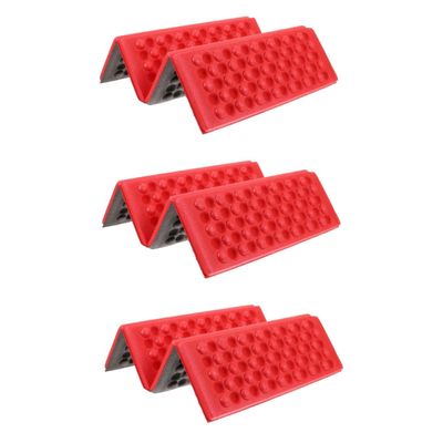 VANZACK 3pcs Folding Camping Stool Portable Seat Cushion Outdoor Blanket Sleeping Pad Easy to Store Carry
