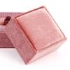 ZYJGXYgzq Jewelry box,jewellery organiser box,Organizer Square Shape Velvet Earring Pendant Display Holder, with Detachable Lid Ring Box Girls Gift (Color : Pendant box-07) (Color : Ring Box 02) view 3