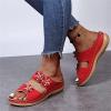 Ladmiple Sandals Women Fashion Wide Feet Womens Comfortable Walking Flip Flops Orthopedic Sandals with Arch Support Dressy Summer Comfortable Orthotic Beach Shoes Slides 2024 view 2