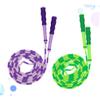 Outanaya 2pcs Jump Rope for Boy Girl and Adults Lightweight Skipping Ropes Green and Purple for Fitness Training and Exercise view 4