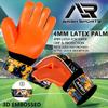 Arsh Sports Soccer Goalie Gloves, Football Goalkeeper Gloves for Kids Youth & Adult Strong Grip Finger Save 4mm Latex Finger Spine Protection (Orange, Size 7 Suitable for Size S-M Adult) view 2