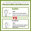 AWNOM LAT Pulldown Attachments for Cable Machines, Cable Machine Attachments for Home Gym T Bar V Bar LAT Pulldown Machines Attachments, Back Tricep Bar Strength Training Handle Grip (2pcs-B) view 3