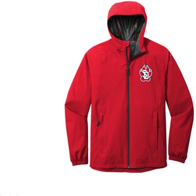J2 Sport South Dakota, The University of Waterproof Rain Jacket Apparel Long Sleeve Coat