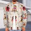 Poker Pinup Girls Men's Baseball Jacket Casual Bomber Jacket Loose Letterman Coat XL view 2