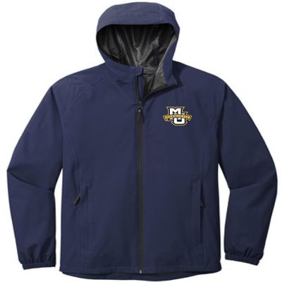 J2 Sport Marquette University Waterproof Rain Jacket Apparel Long Sleeve Coat