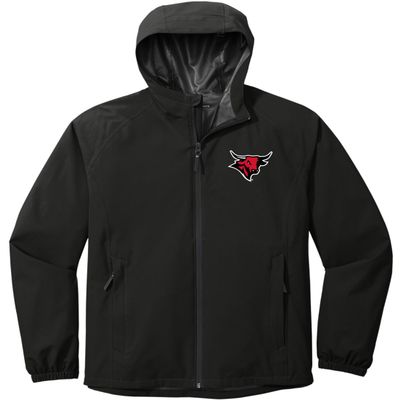 J2 Sport Nebraska at Omaha, University of Waterproof Rain Jacket Apparel Long Sleeve Coat