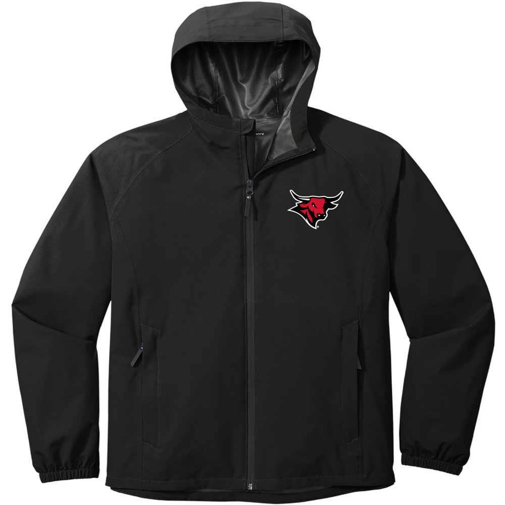 J2 Sport Nebraska at Omaha, University of Waterproof Rain Jacket Apparel Long Sleeve Coat