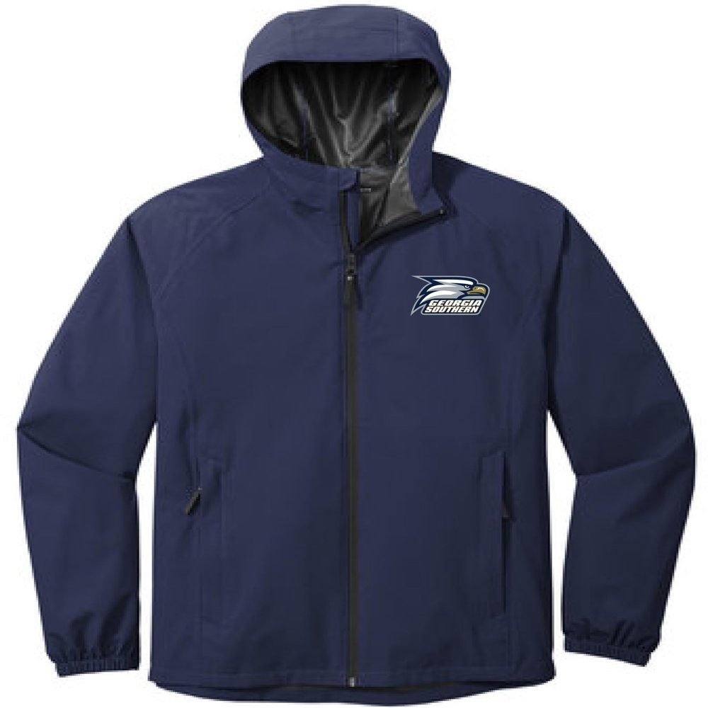 J2 Sport Georgia Southern University Waterproof Rain Jacket Apparel Long Sleeve Coat