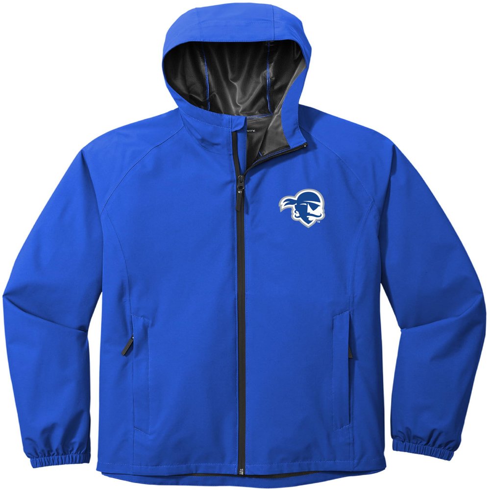 J2 Sport Seton Hall University Waterproof Rain Jacket Apparel Long Sleeve Coat