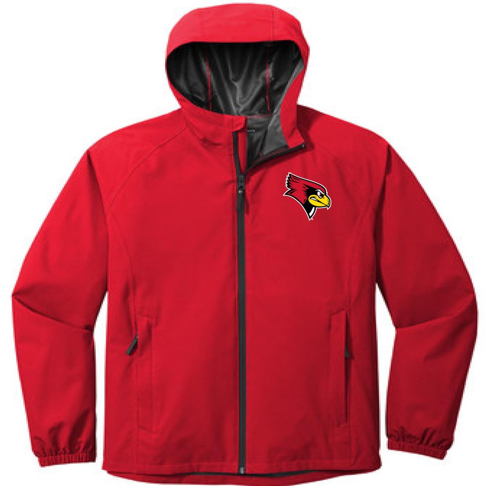 J2 Sport Illinois State University Waterproof Rain Jacket Apparel Long Sleeve Coat