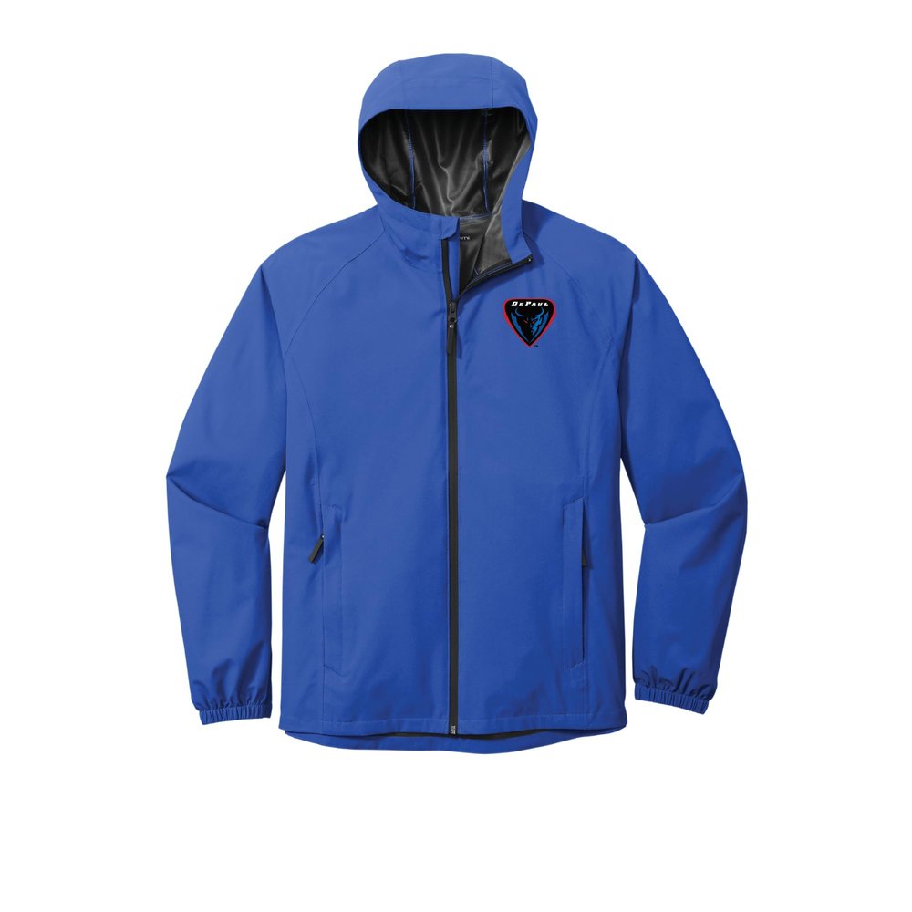 J2 Sport DePaul University Waterproof Rain Jacket Apparel Long Sleeve Coat