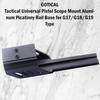 Gotical Tactical Universal Pistol Scope Mount Aluminum Rail Base for G17/G18/G19 Type (Scope Rail Base & R/G Reflex Sight) view 3