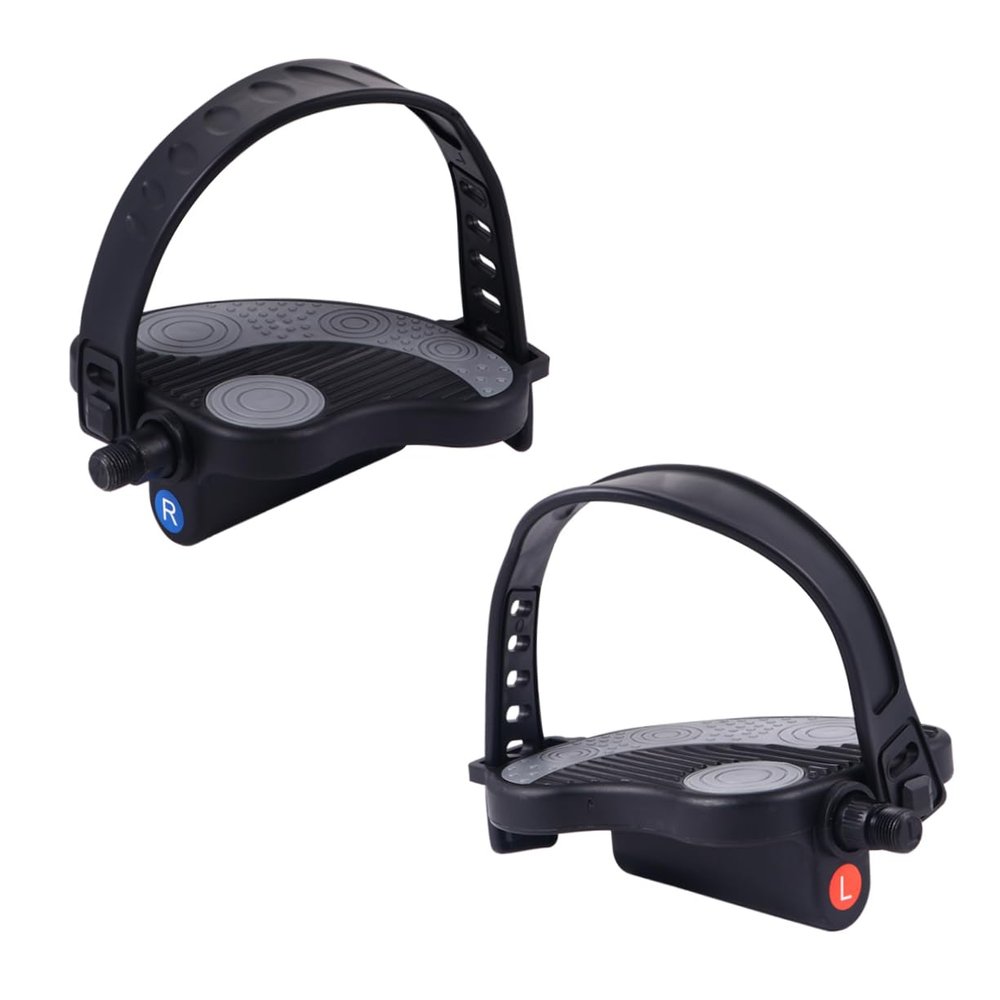 Beaupretty Bicycle Pedals Clip Straps for Exercise Bike Bike Pedals Sealing Ring for Efficiency Random Style