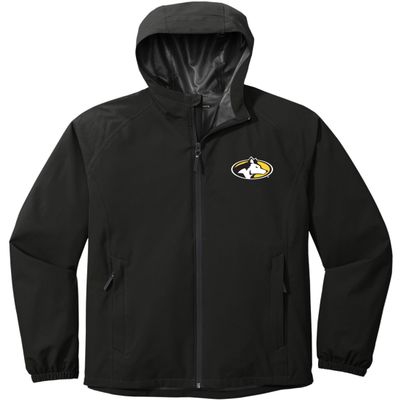 J2 Sport Michigan Technological University Waterproof Rain Jacket Apparel Long Sleeve Coat
