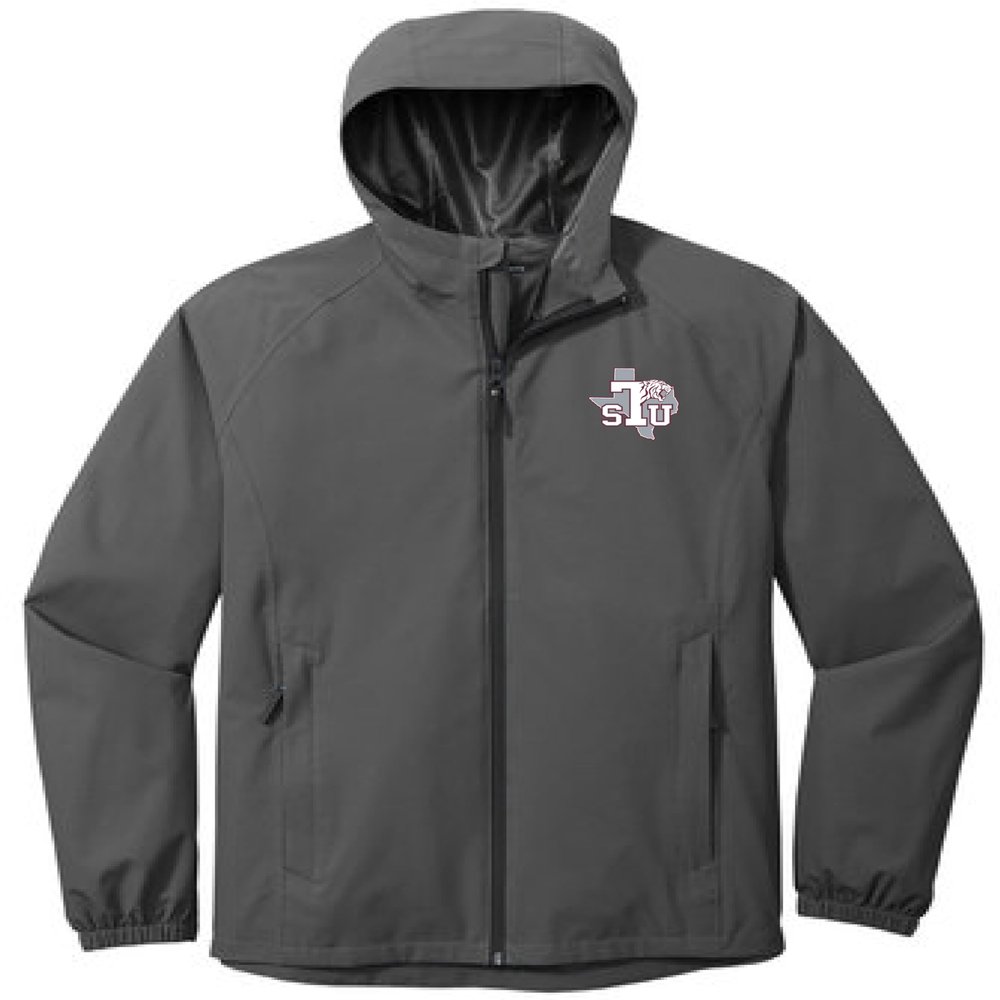 J2 Sport Texas Southern University Waterproof Rain Jacket Apparel Long Sleeve Coat