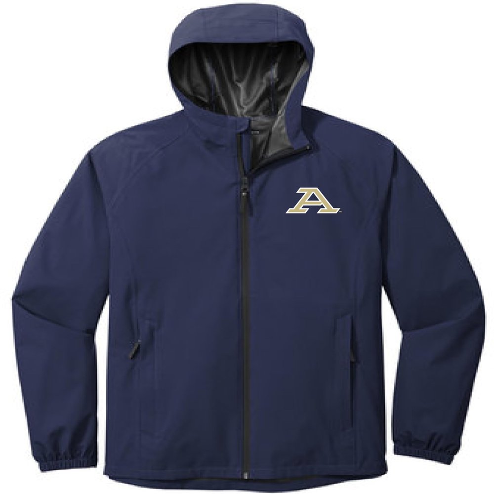 J2 Sport Akron, The University of Waterproof Rain Jacket Apparel Long Sleeve Coat