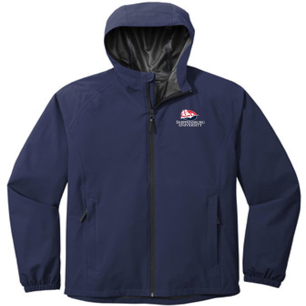 J2 Sport Shippensburg University Waterproof Rain Jacket Apparel Long Sleeve Coat