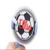 Personalized Stanley Cup Soccer tag. This Soccer Tumbler topper ONLY fits the 30 Oz and 40 Oz Stanley Quencher H2.0. view 1