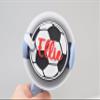 Personalized Stanley Cup Soccer tag. This Soccer Tumbler topper ONLY fits the 30 Oz and 40 Oz Stanley Quencher H2.0. view 3