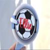 Personalized Stanley Cup Soccer tag. This Soccer Tumbler topper ONLY fits the 30 Oz and 40 Oz Stanley Quencher H2.0. view 4