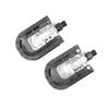 POPETPOP 2pcs Folding Aluminum Alloy Mountain Bike Pedals Platform Flat Pedals for Comfortable Riding and Efficient Performance view 1