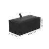 PRETYZOOM 3pcs Cufflink Box, Small Flip-up Cuff Link Storage Boxes Organizer, Men's Jewelry Case for Cufflink, Tie Clips view 4