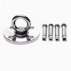 ARTSZY Chirp Wheel Yoga Back Wheel Indoor Aerial Hoop with Ceiling Anchor, Lightweight Hanging AcrobaticRing Set, Home Adult Kids Yoga Swing for Gymnastics Dance Fitness Training(5mm Ceiling Anchor) view 1