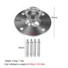 ARTSZY Chirp Wheel Yoga Back Wheel Indoor Aerial Hoop with Ceiling Anchor, Lightweight Hanging AcrobaticRing Set, Home Adult Kids Yoga Swing for Gymnastics Dance Fitness Training(5mm Ceiling Anchor) view 2
