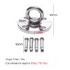 Lyra Hoop Aerial Yoga Ring 80 90 100cm Aerial Yoga Hoop, Aerial Ring Set for Acrobatic Gymnastics Dance Performance, Adult Women Men Yoga Swing for Splits Improve Flexibility ( Size : 10mm Ceiling Anc view 2