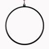 Lyra Hoop Aerial Yoga Ring 80 90 100cm Aerial Yoga Hoop, Aerial Ring Set for Acrobatic Gymnastics Dance Performance, Adult Women Men Yoga Swing for Splits Improve Flexibility ( Size : Dia 85cm/33.5in/ view 1