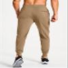 MUZEGE Men's Athletic Joggers Stretch Sweatpants with Zipper Pockets Lightweight Running Workout Gym Track Golf Jogging Training Sweat Pants for Men(Dark Khaki,XL) view 2
