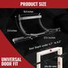 Ben Din Pull Up Bar for Doorway with Water Bottle | Sturdy Steel Upper Body Fitness Workout Bar | Strength Training Pull-up Bar | Quick Installation Indoor Chin-Up Bar for Home Gym (Black 2) view 3