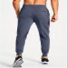 MUZEGE Men's Athletic Joggers Stretch Sweatpants with Zipper Pockets Lightweight Running Workout Gym Track Golf Jogging Training Sweat Pants for Men(Navy,XS) view 2