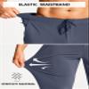 MUZEGE Men's Athletic Joggers Stretch Sweatpants with Zipper Pockets Lightweight Running Workout Gym Track Golf Jogging Training Sweat Pants for Men(Navy,XS) view 3