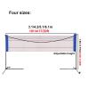 ZOLUR Foldable Badminton Net with Storage BagPickleball Tennis Volleyball Net with Stand, for Driveway Backyard Beach (Size : 5.1m/17ft) view 3