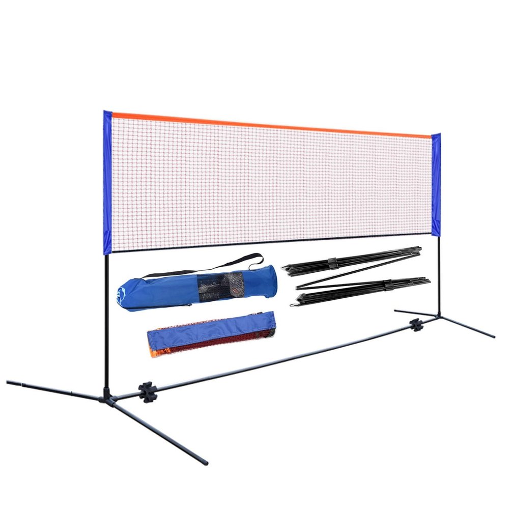 ZOLUR Portable Badminton Net with StandLightweight Tennis Pickleball Net 10/14/17/20ft, for Indoor Outdoor Sports (Size : 4.1m/14ft)